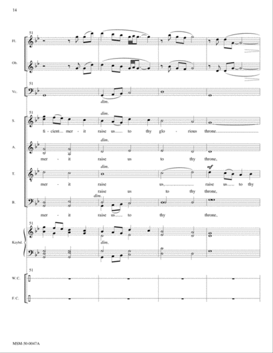 Come, Thou Long-Expected Jesus (Full Score)