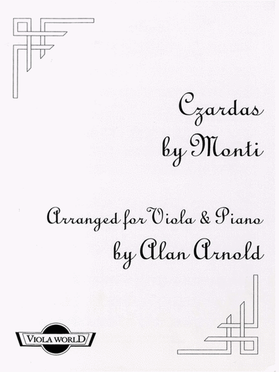 Monti - Czardas Viola/Piano