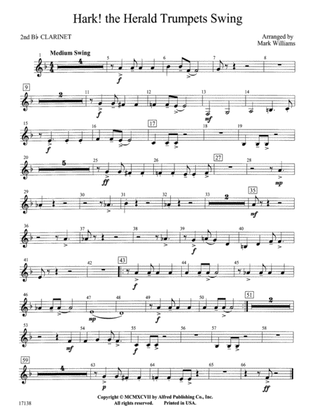 Hark, the Herald Trumpets Swing: 2nd B-flat Clarinet