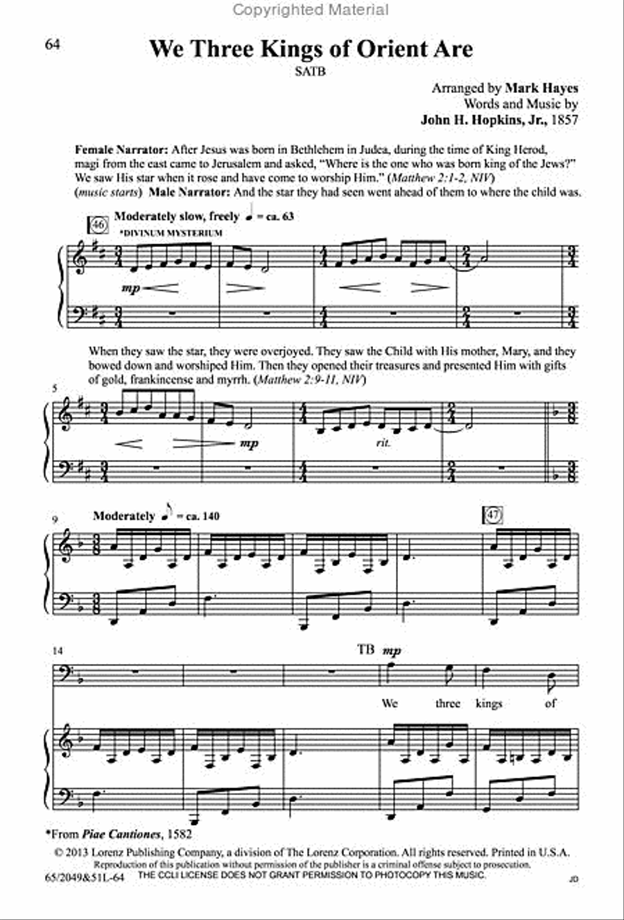 What Sweeter Music - SATB Score with Performance CD 4-Part scores gallery preview page 17