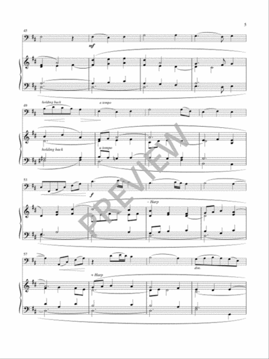 On This Day, O Beautiful Mother Cello scores gallery preview page 6
