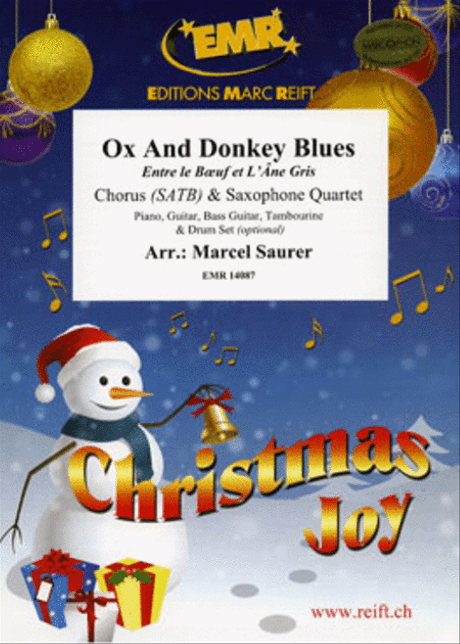 Ox And Donkey Blues Ox And Donkey Blues Saxophone Quartet scores gallery preview page 1