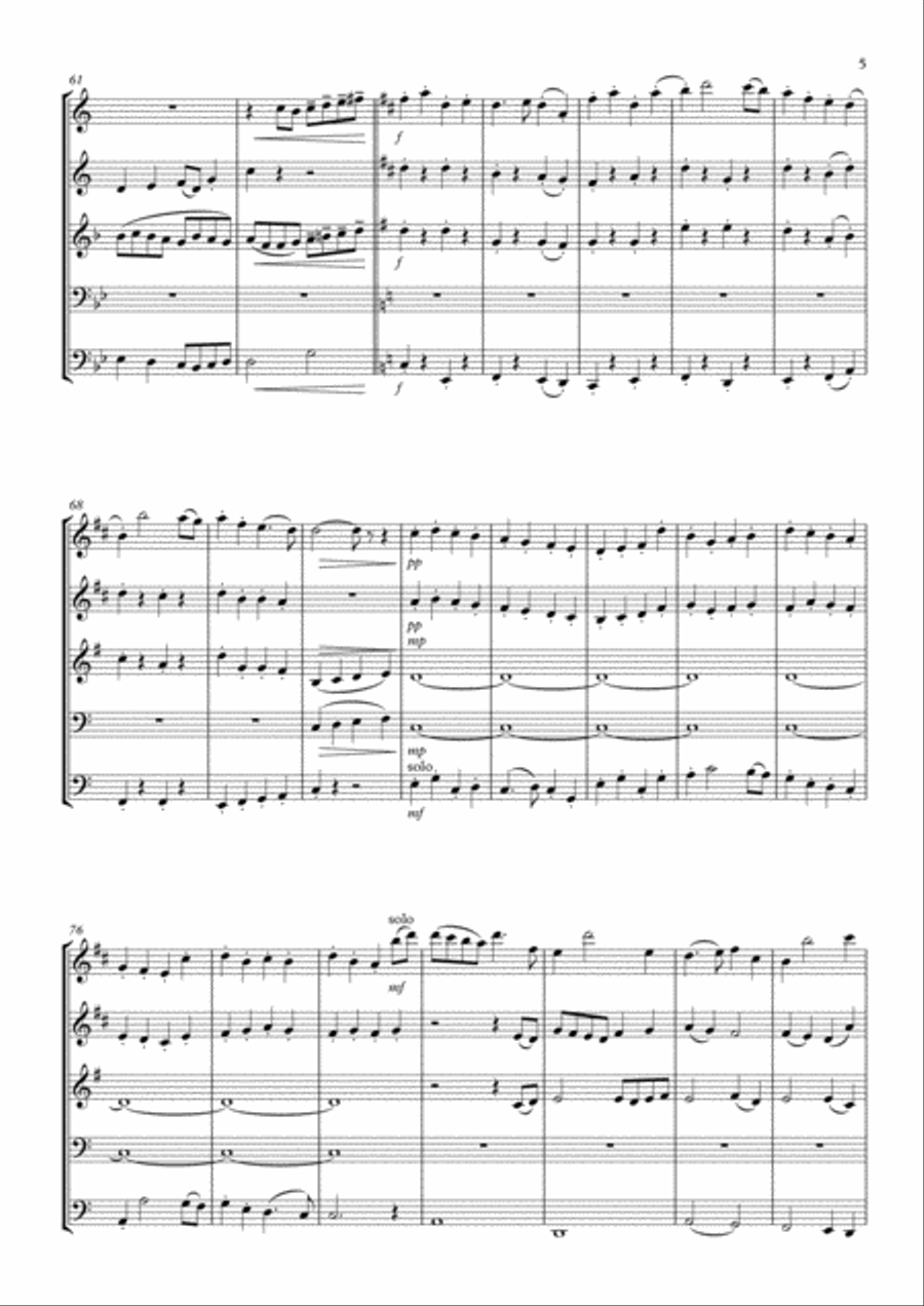 Impressions from Playford Brass Ensemble scores gallery preview page 5
