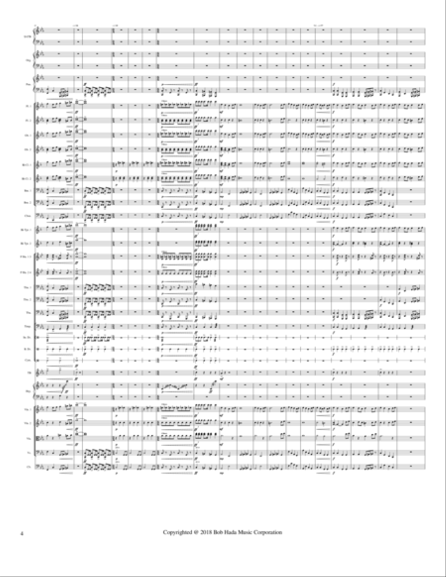 Great Day of Judgement Suite I Movement - The Day of Apocalypse Full Orchestra scores gallery preview page 4