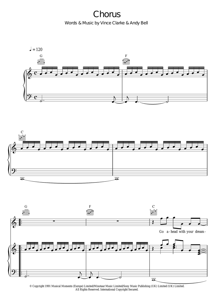 Chorus Choir scores gallery preview page 1