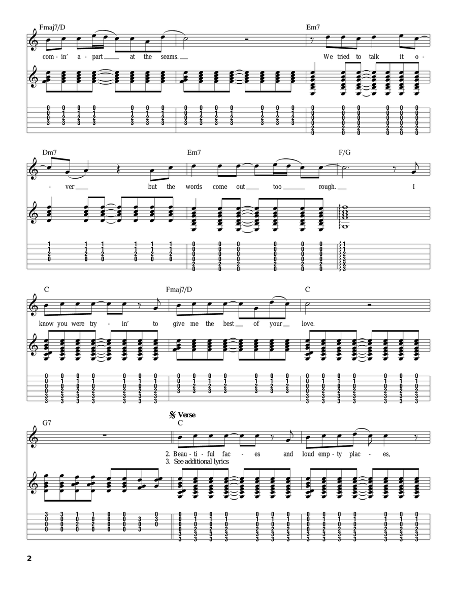 Best Of My Love Best Of My Love Acoustic Guitar scores gallery preview page 2