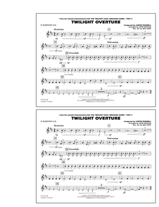 Twilight Overture - Eb Baritone Sax
