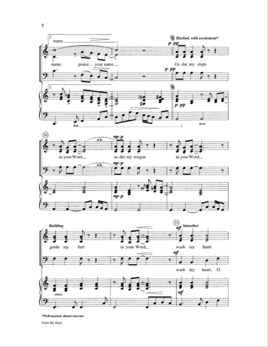 Order My Steps Order My Steps 3-Part scores gallery preview page 8