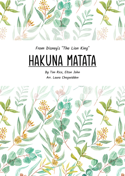Hakuna Matata image number null