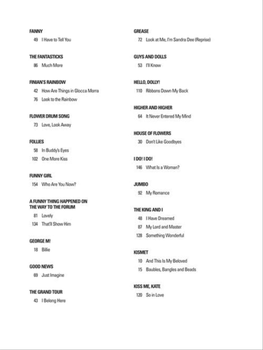 The 16-Bar Theatre Audition Soprano Voice scores gallery preview page 6