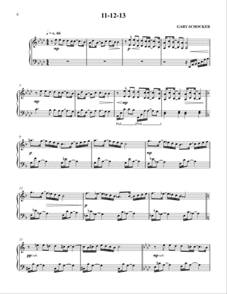 Music for Introverts for Piano Piano Solo scores gallery preview page 3