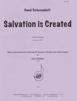 Salvation Is Created - Clarinet Choir