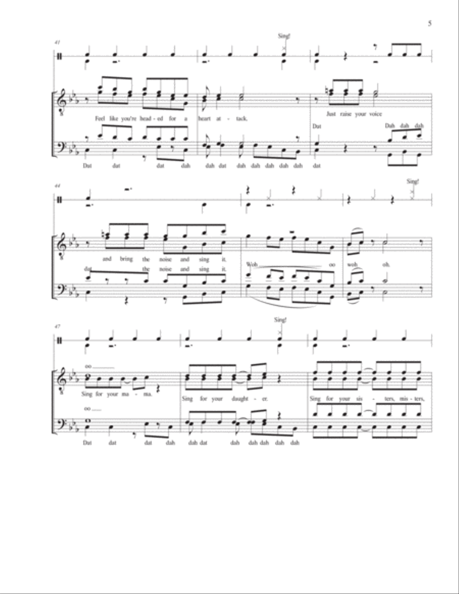 Sing TTBB scores gallery preview page 5