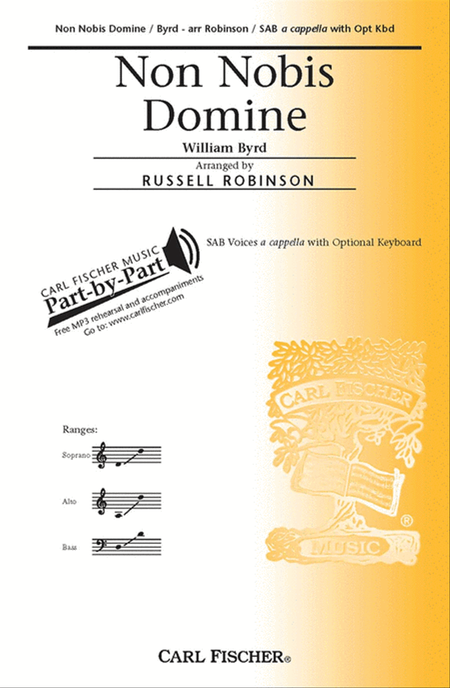 Non Nobis Domine Non Nobis Domine 3-Part scores gallery preview page 1