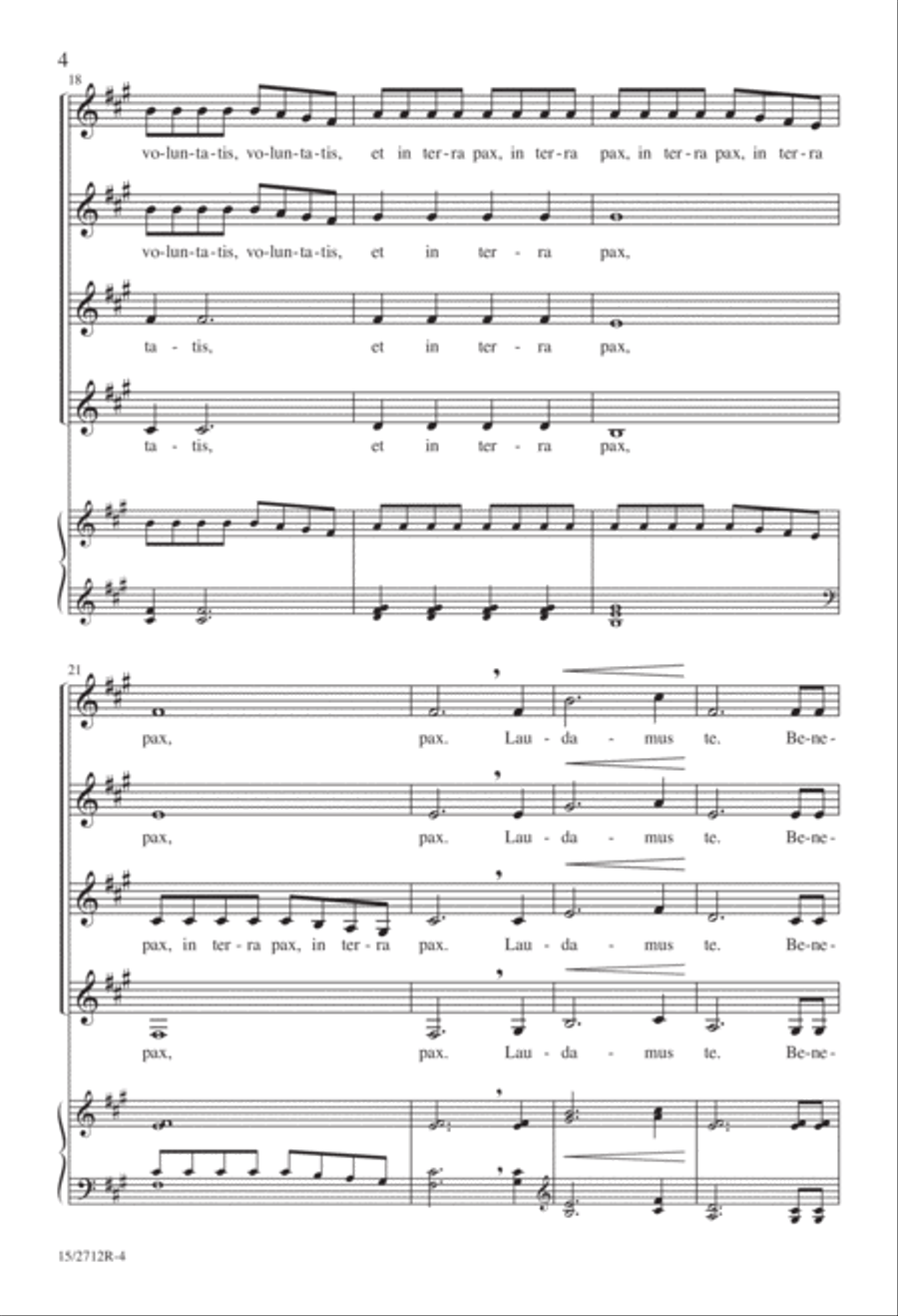Gloria Gloria SSAA scores gallery preview page 4