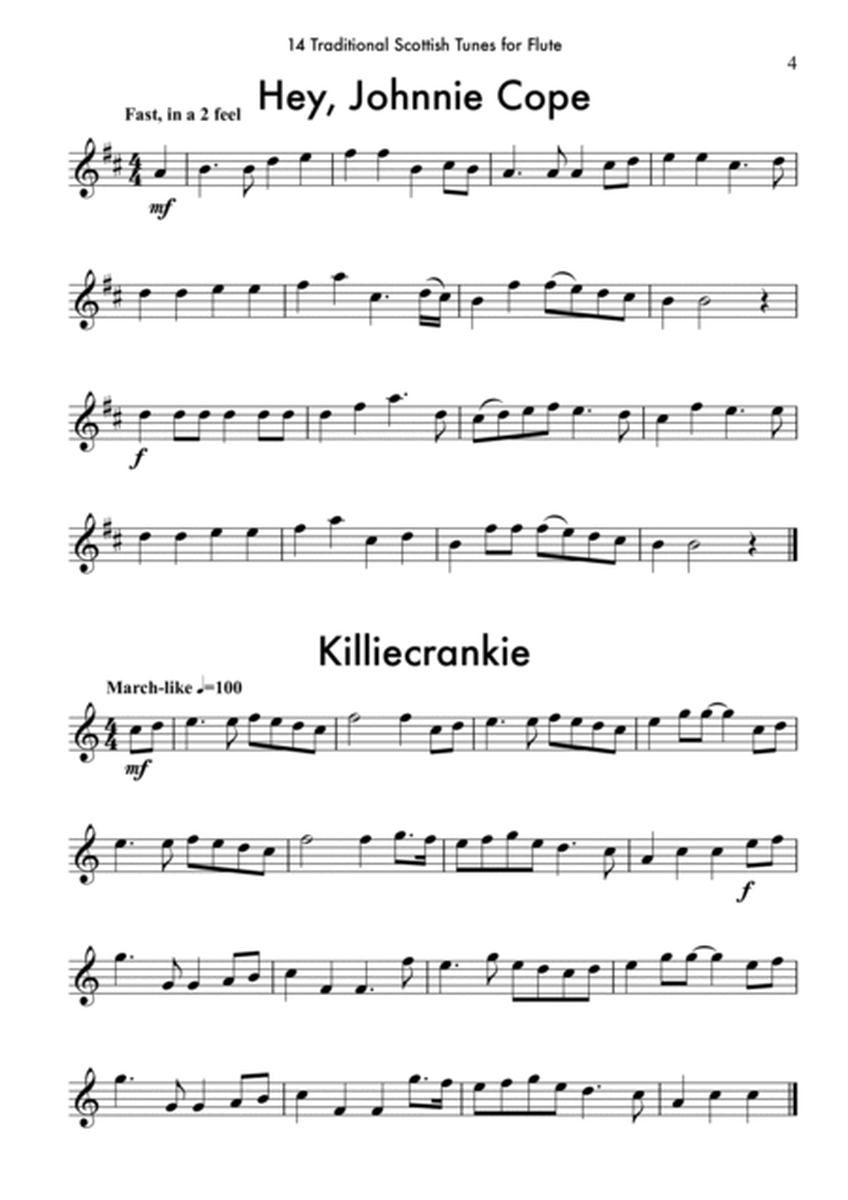14 Traditional Scottish Tunes for Flute image number null