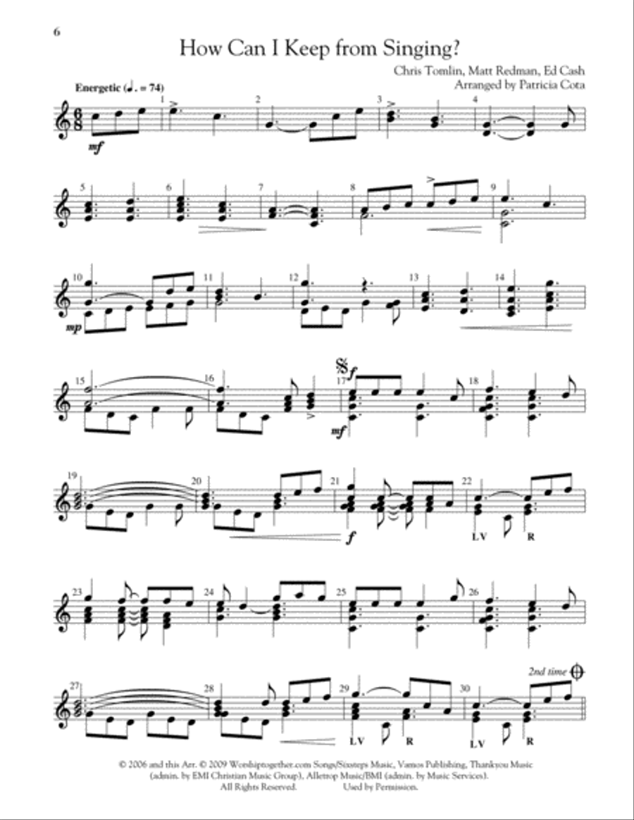 Twelve Bells +1 for Praise and Worship-Digital Download Handbell Choir scores gallery preview page 6