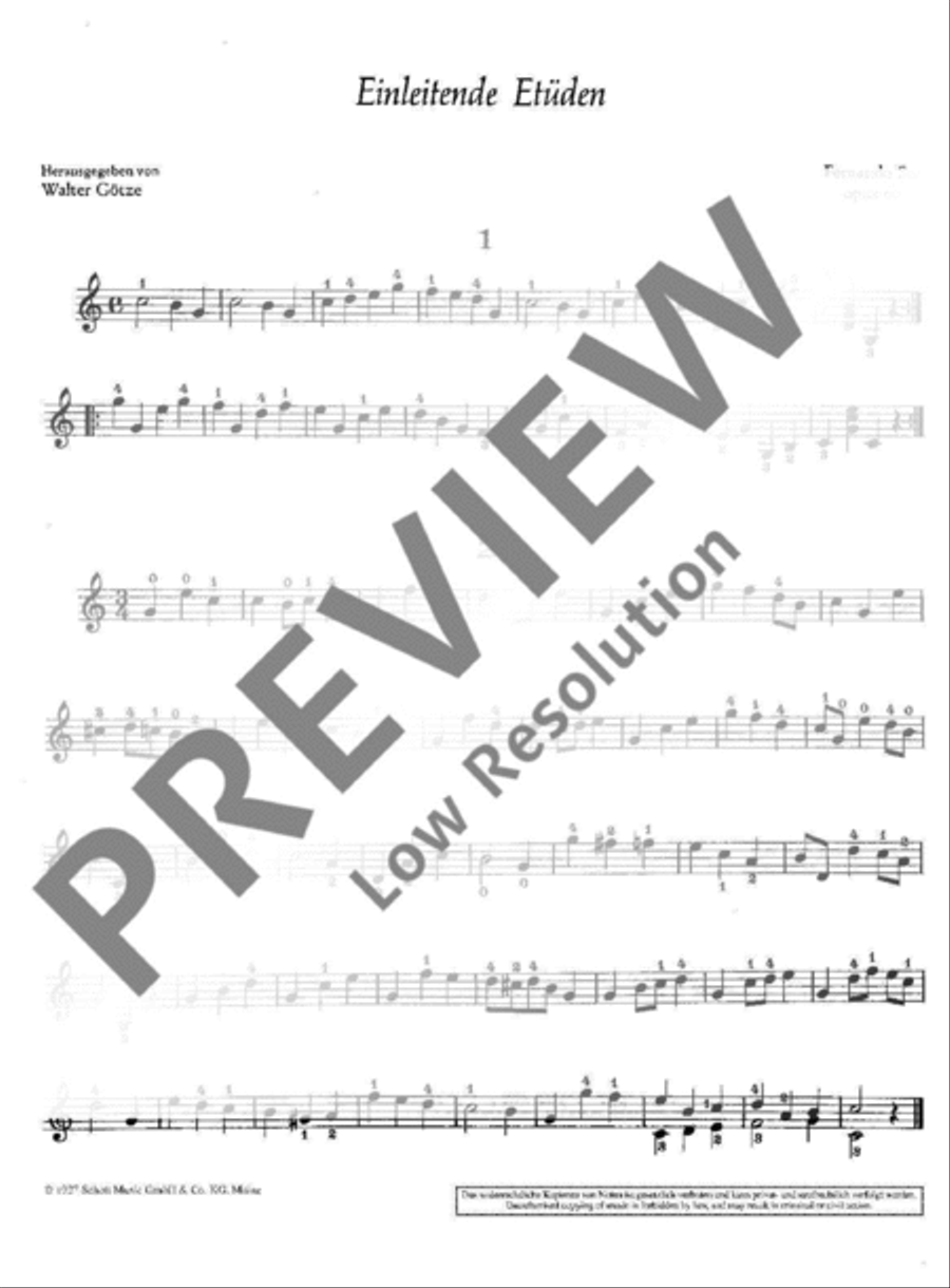 Preliminary Studies Classical Guitar scores gallery preview page 5