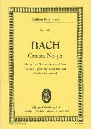 Cantata No. 92, "Dominica Septuagesimae"