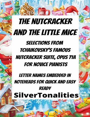 Book cover for The Nutcracker and the Little Mice for Easy Piano Selections from Tchaikovsky’s Nutcracker Suite