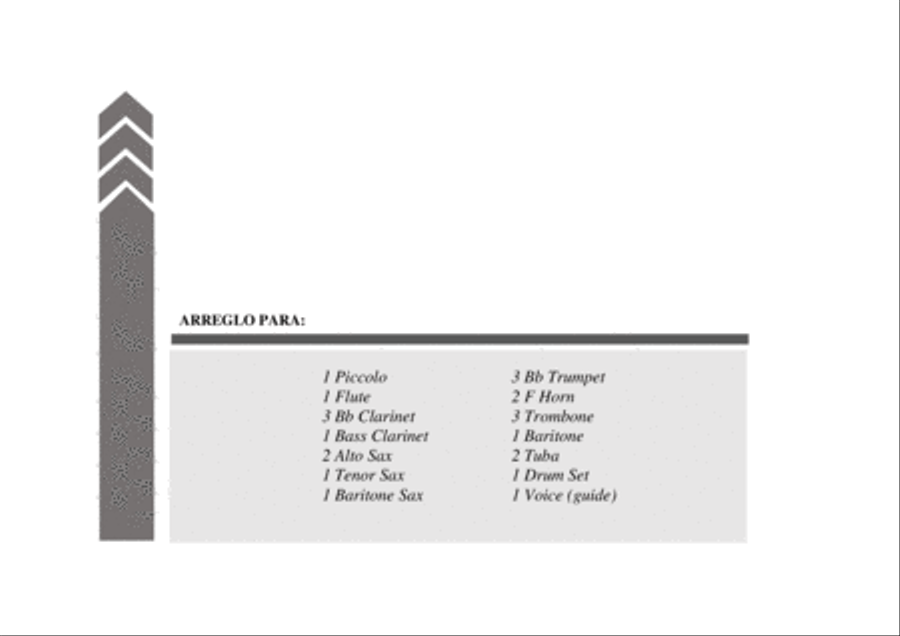 Me Alegraré, Me Alegraré Me Alegraré, Me Alegraré Marching Band scores gallery preview page 2