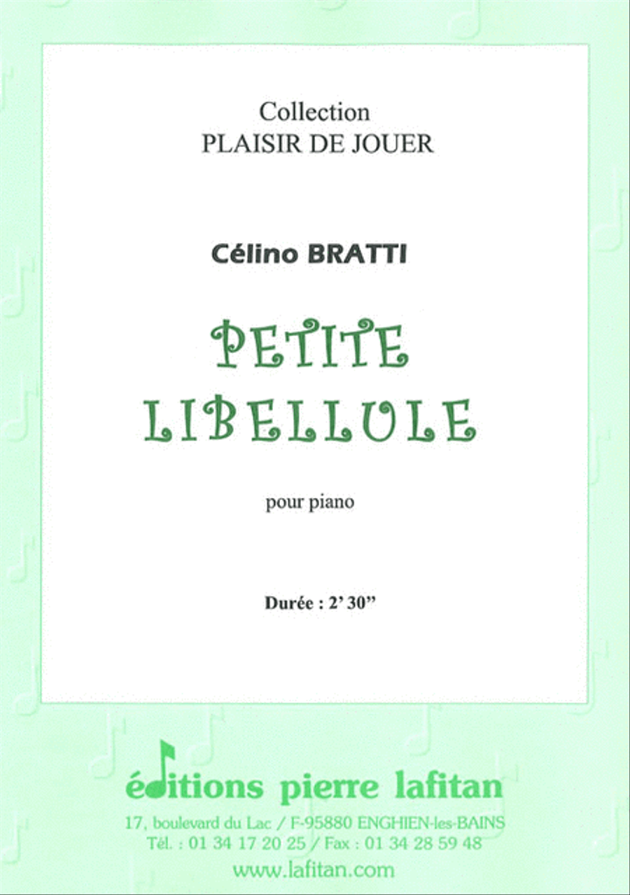 Petite Libellule Piano Solo scores gallery preview page 1