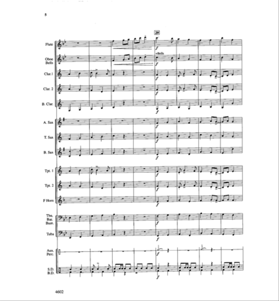 Band Avenue Concert Band scores gallery preview page 5
