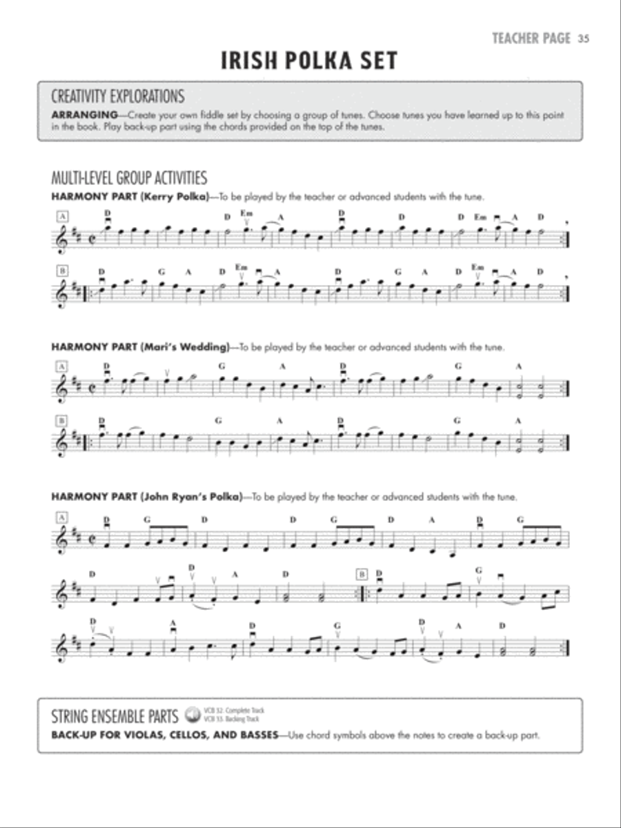 Fiddle & Song, Book 1 Chamber Orchestra scores gallery preview page 5