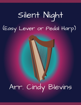 Book cover for Silent Night, for Easy Harp Solo