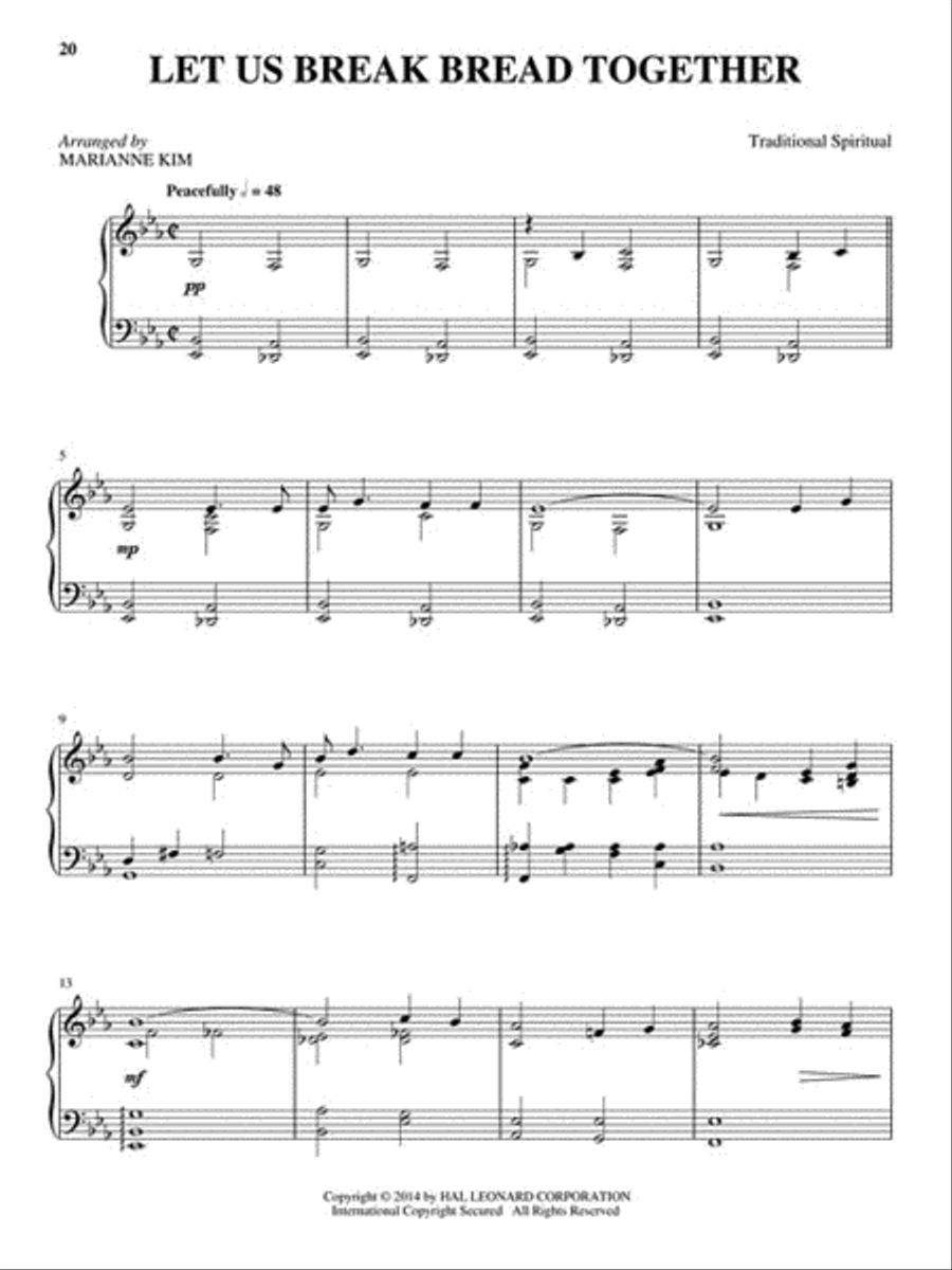 Contemporary Hymn Stylings Piano Solo scores gallery preview page 5