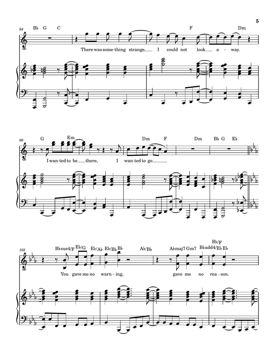 Behind The Lines Behind The Lines Piano, Vocal, Guitar scores gallery preview page 6