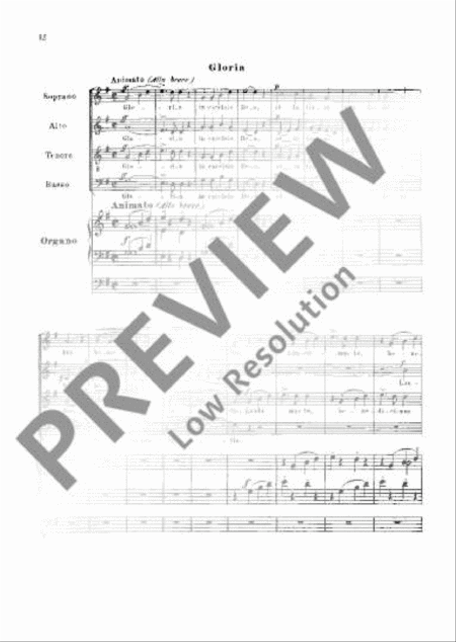 Missa choralis Missa choralis 4-Part scores gallery preview page 13