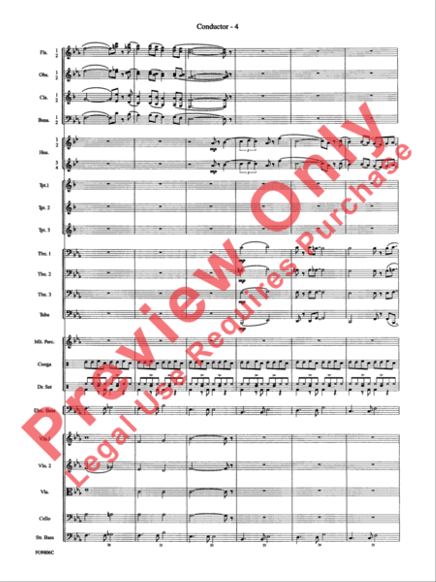 Let It Snow! Let It Snow! Let It Snow! Full Orchestra scores gallery preview page 6