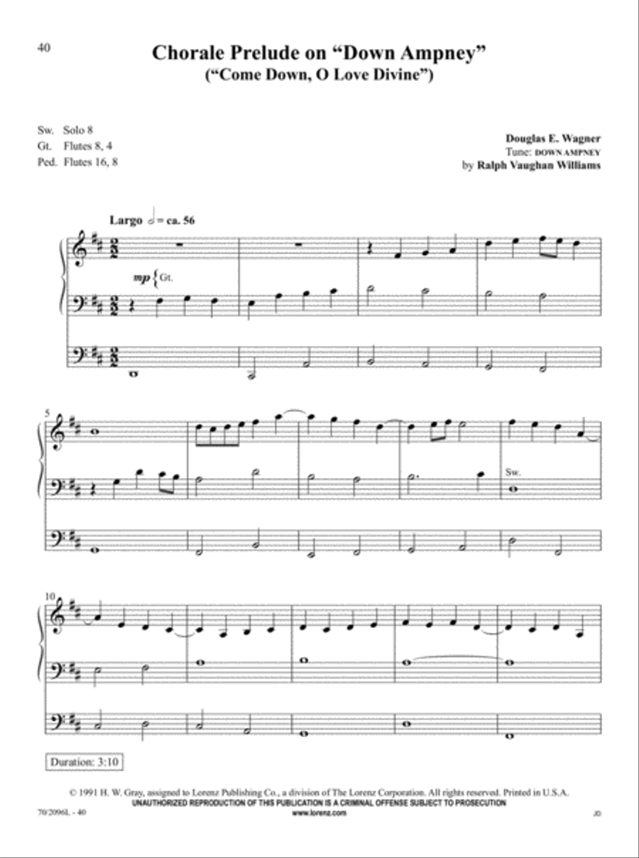 The Organist's Library, Vol. 63 Organ Solo scores gallery preview page 14