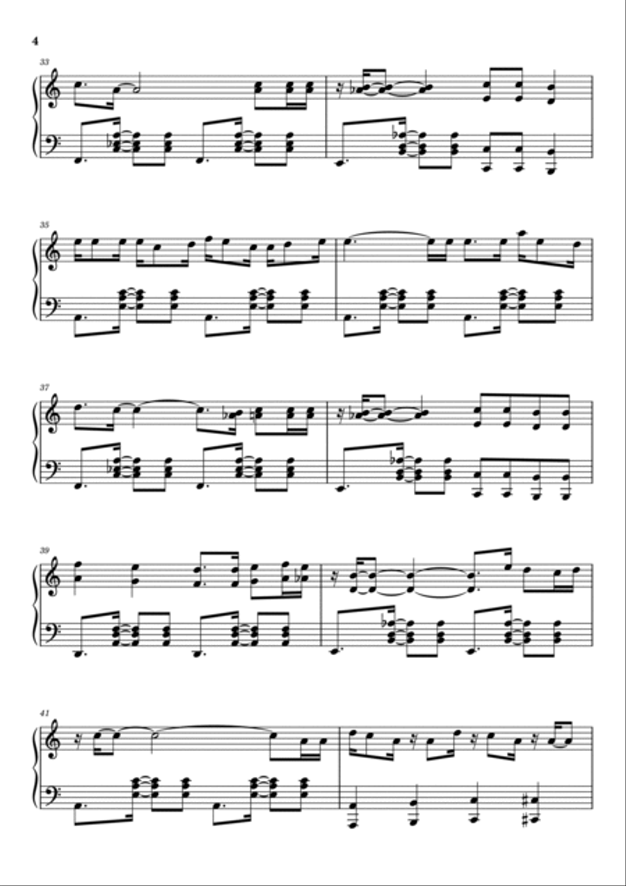 La Tortura La Tortura Piano Solo scores gallery preview page 4