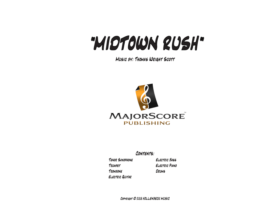 Midtown Rush Jazz Ensemble scores gallery preview page 1