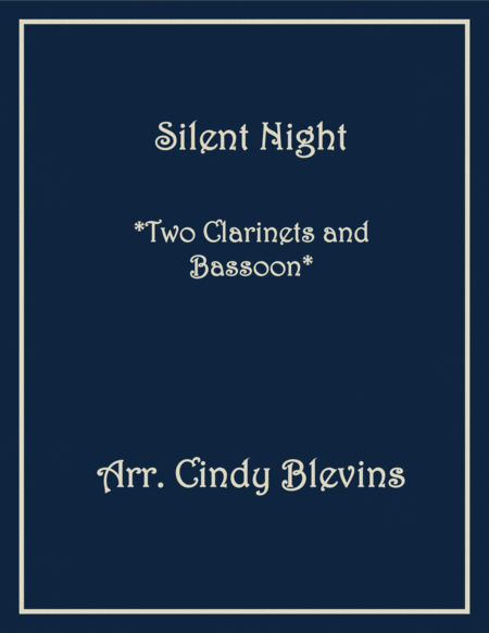 Silent Night, for Two Clarinets and Bassoon image number null