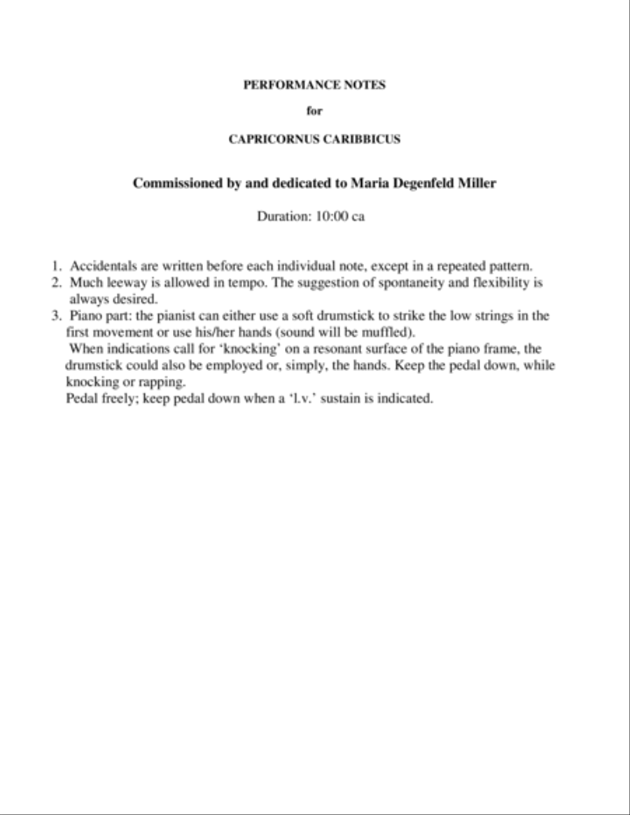 [Austin] Capricornus Caribbicus Woodwind Duet scores gallery preview page 4