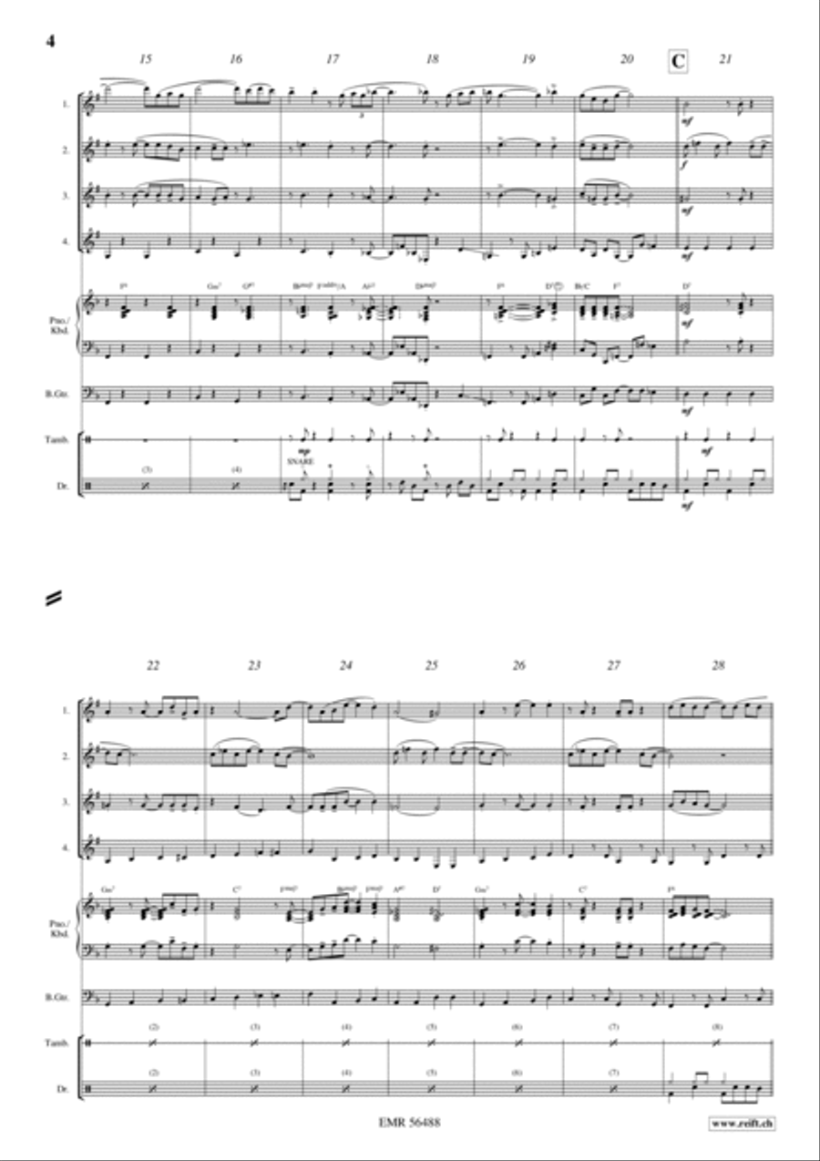 Makin' Whoopee Clarinet Quartet scores gallery preview page 4