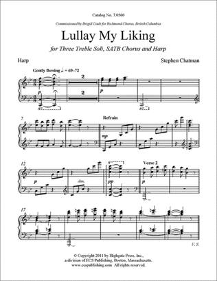 Lullay My Liking (Harp part)