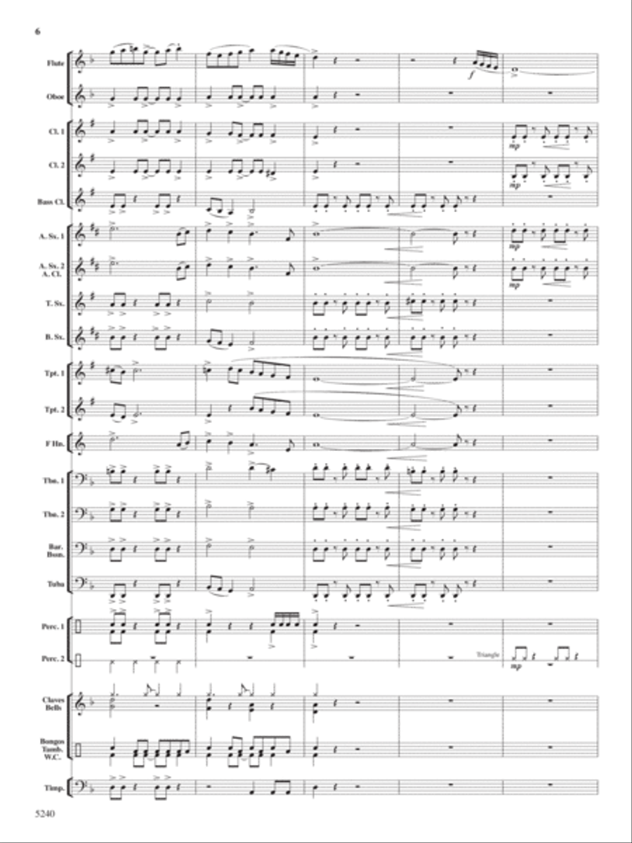 Ceremony, Chant and Ritual Concert Band scores gallery preview page 7