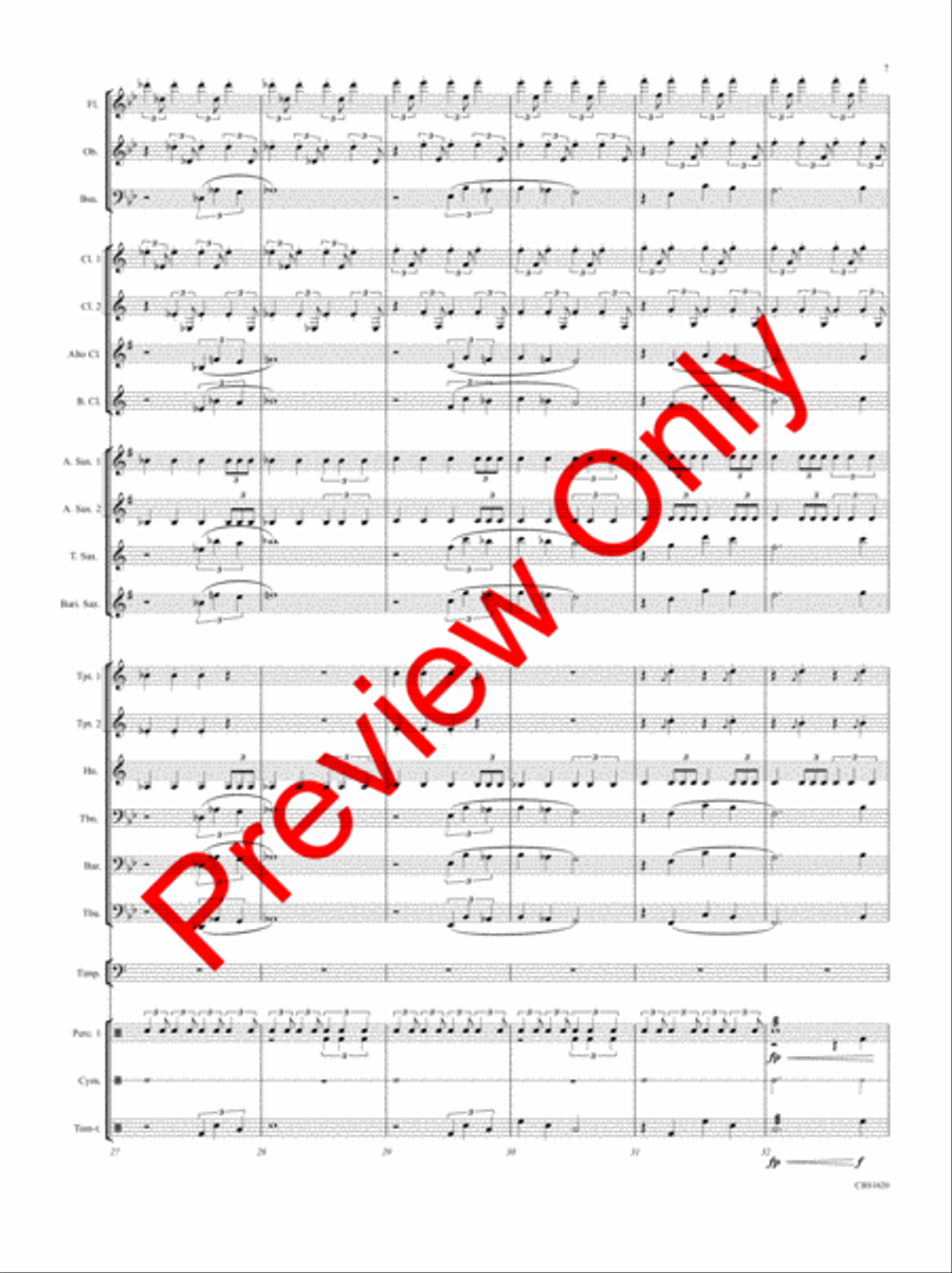 SPQR (Senatus Populusque Romanus ) Concert Band scores gallery preview page 8