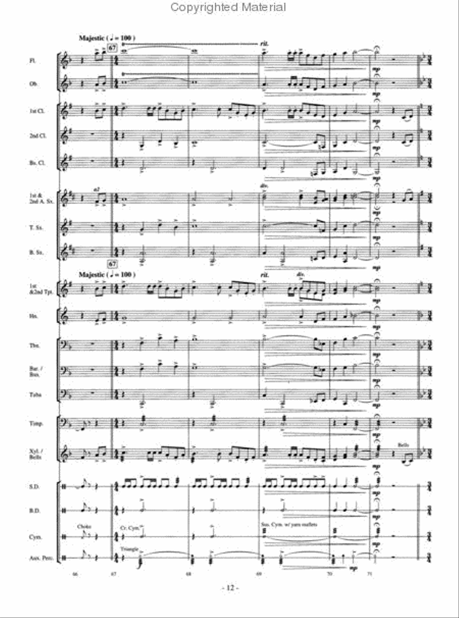 Wild Horse Canyon Concert Band scores gallery preview page 3