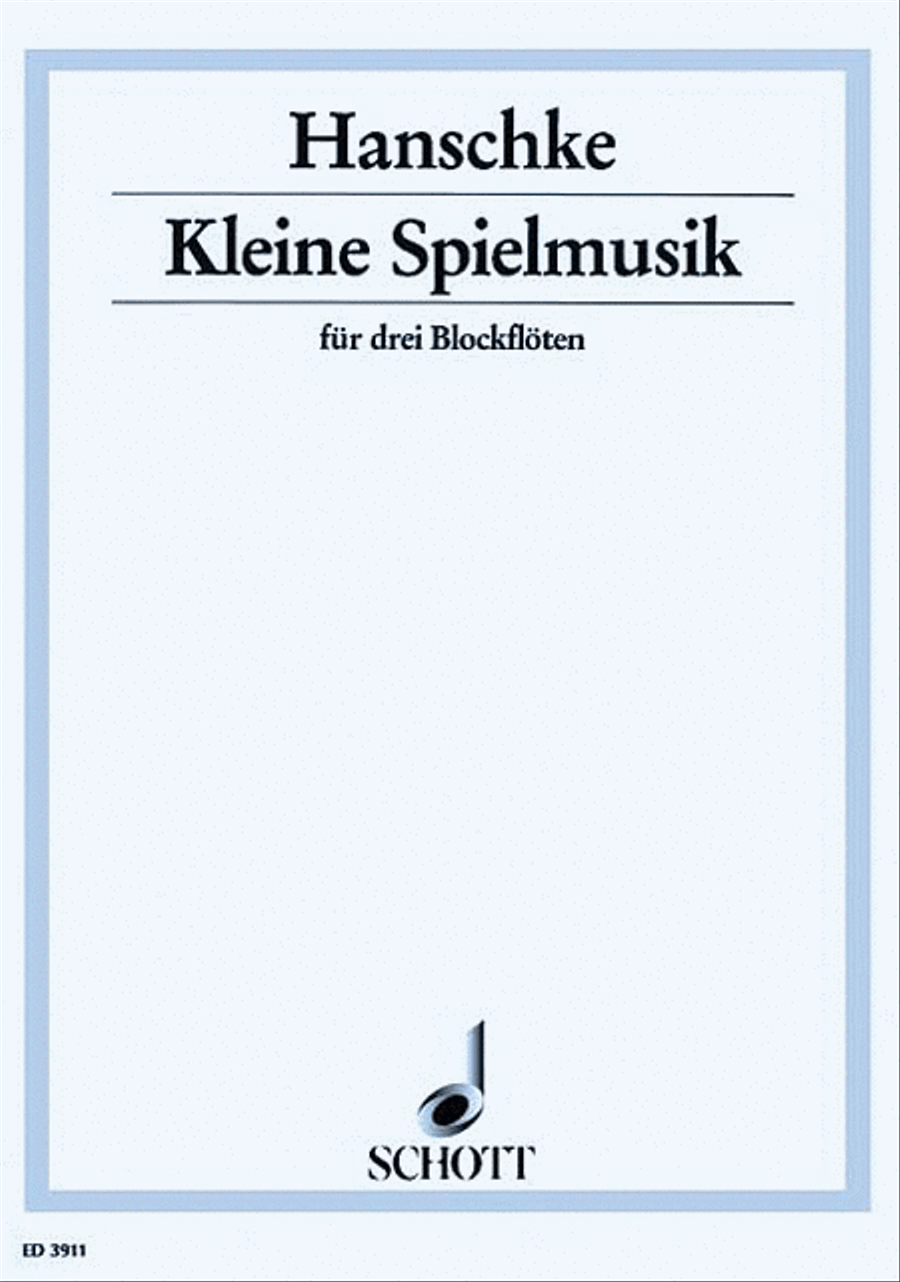 Kleine Spielmusik Recorder scores gallery preview page 1