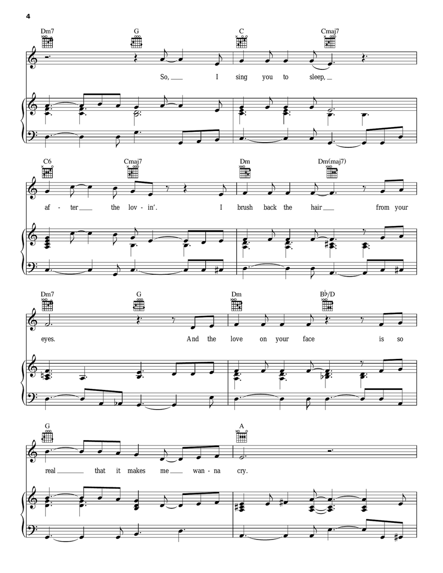 After The Lovin' After The Lovin' Piano, Vocal, Guitar scores gallery preview page 4