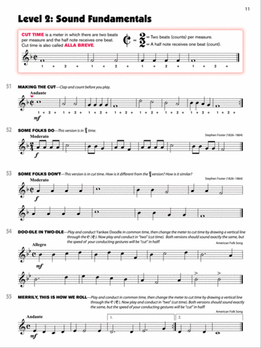 Sound Innovations for Concert Band Concert Band Methods scores gallery preview page 3
