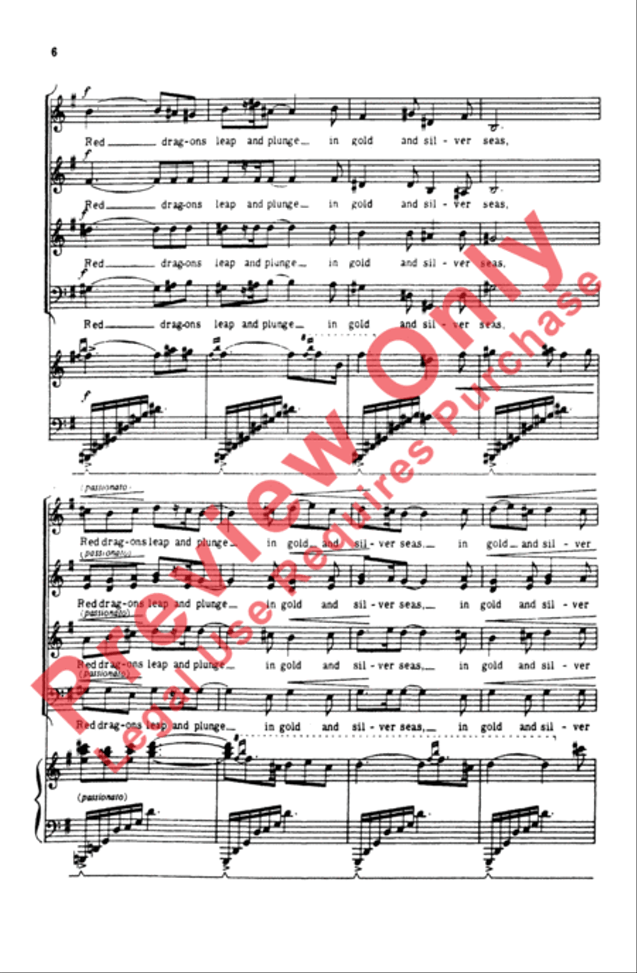 Feast of Lanterns Feast of Lanterns 4-Part scores gallery preview page 5