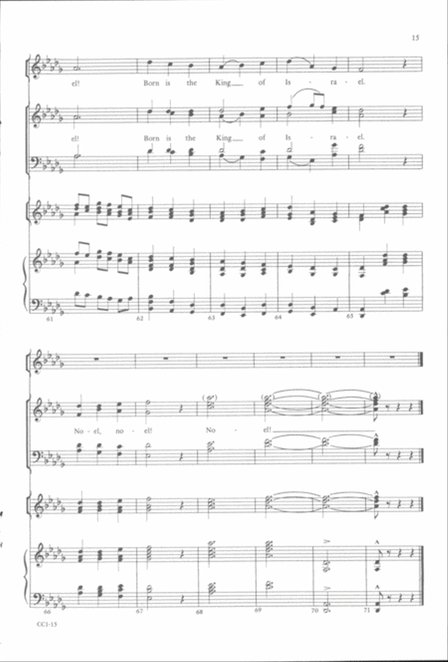 Small Choir Collection - Christmas Carols and Codas 4-Part scores gallery preview page 8