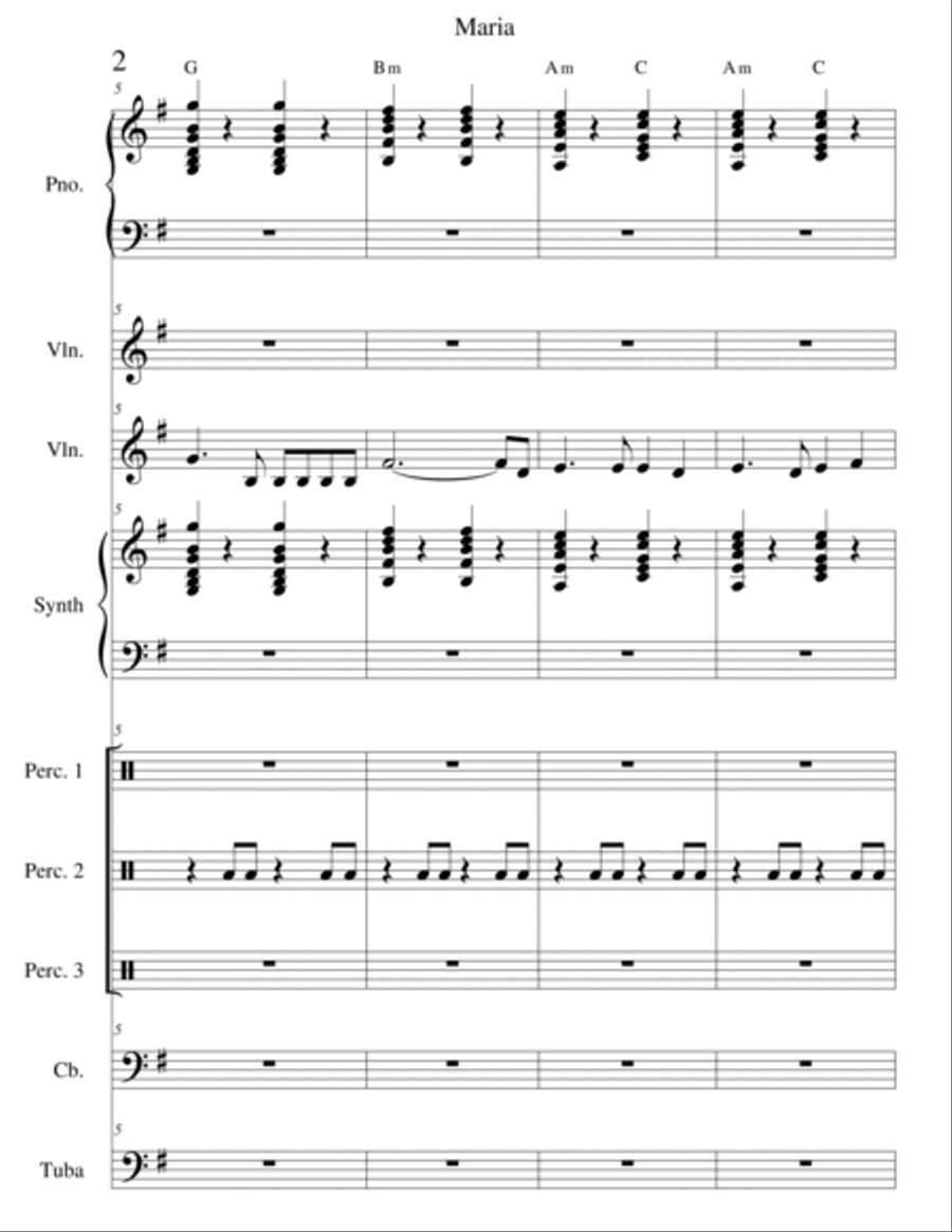 Maria Maria School and Community scores gallery preview page 2