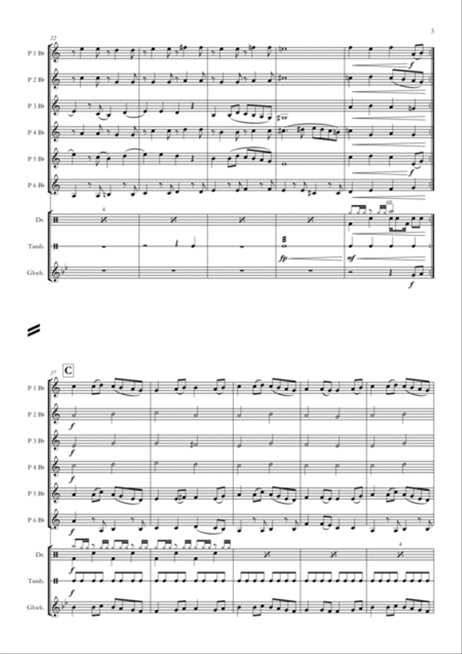 The Riddle Concert Band scores gallery preview page 3